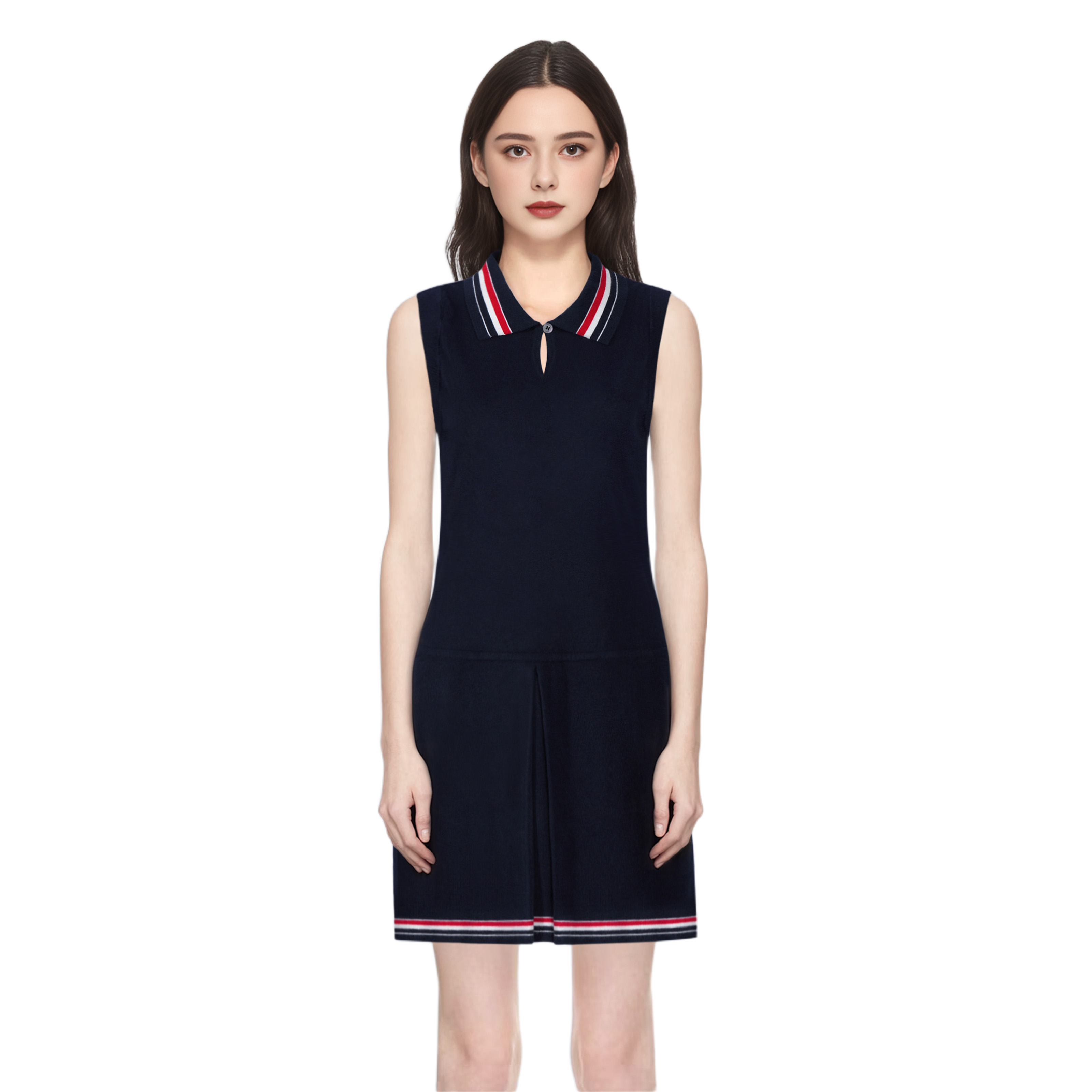 Women's tricolor knitted short sleeves£¨¸±±¾£© THOM TREND