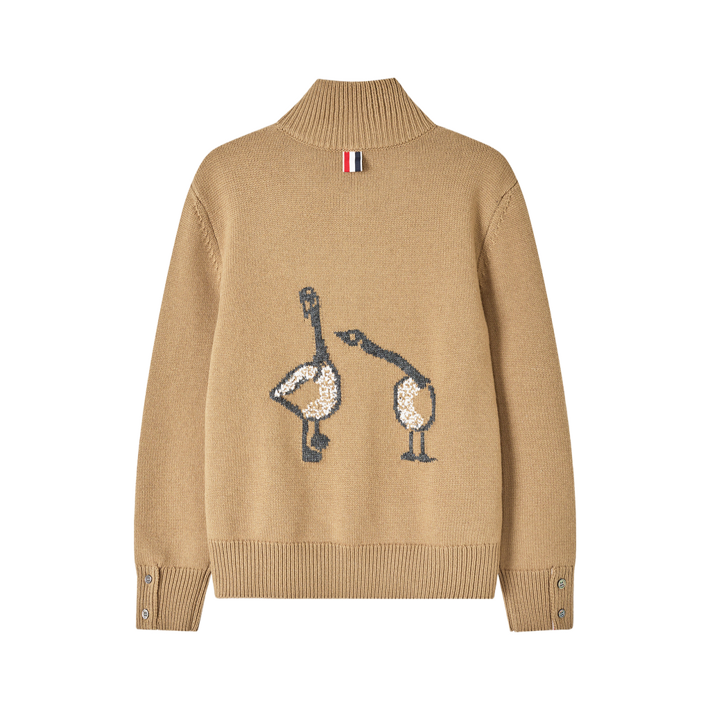 2025SS Feather intarsia sweater£¨¸±±¾£© THOM TREND