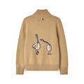 2025SS Feather intarsia sweater£¨¸±±¾£© THOM TREND