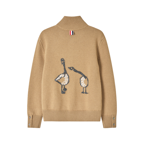 2025SS Feather intarsia sweater£¨¸±±¾£© THOM TREND