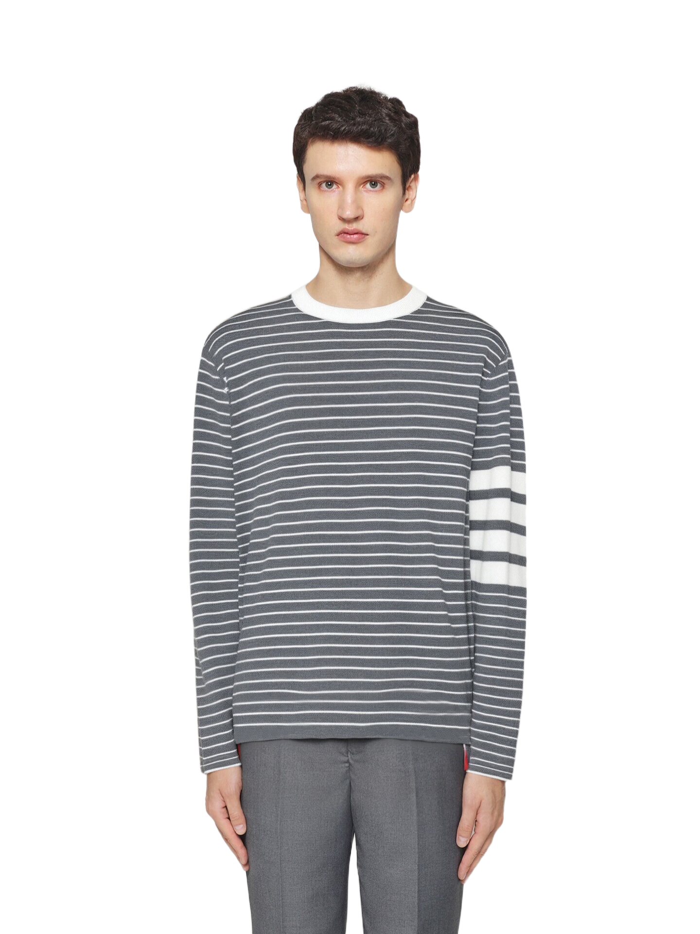 Chunky knit lapel sweater£¨¸±±¾£© THOM TREND