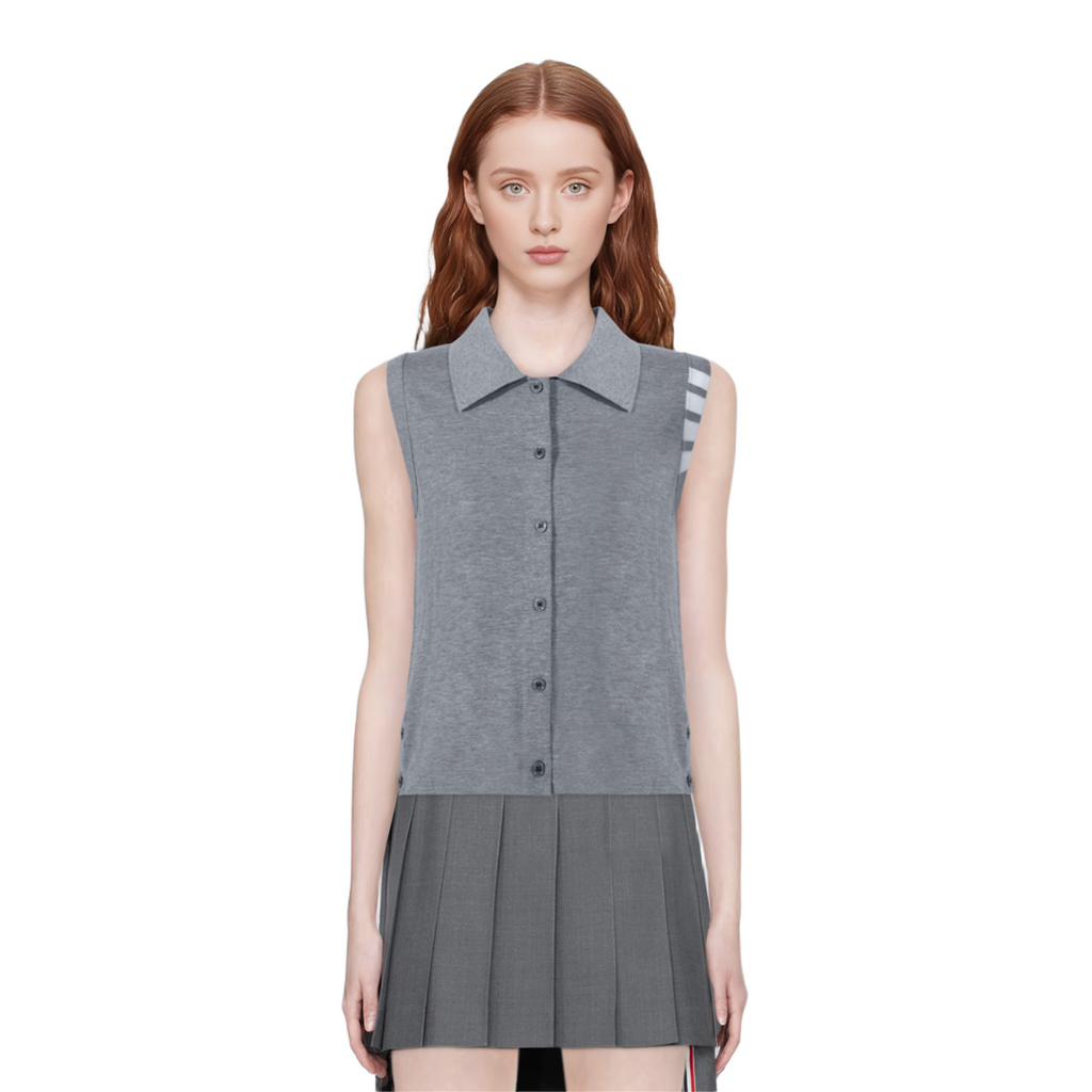 Women's tricolor knitted short sleeves£¨¸±±¾£© THOM TREND