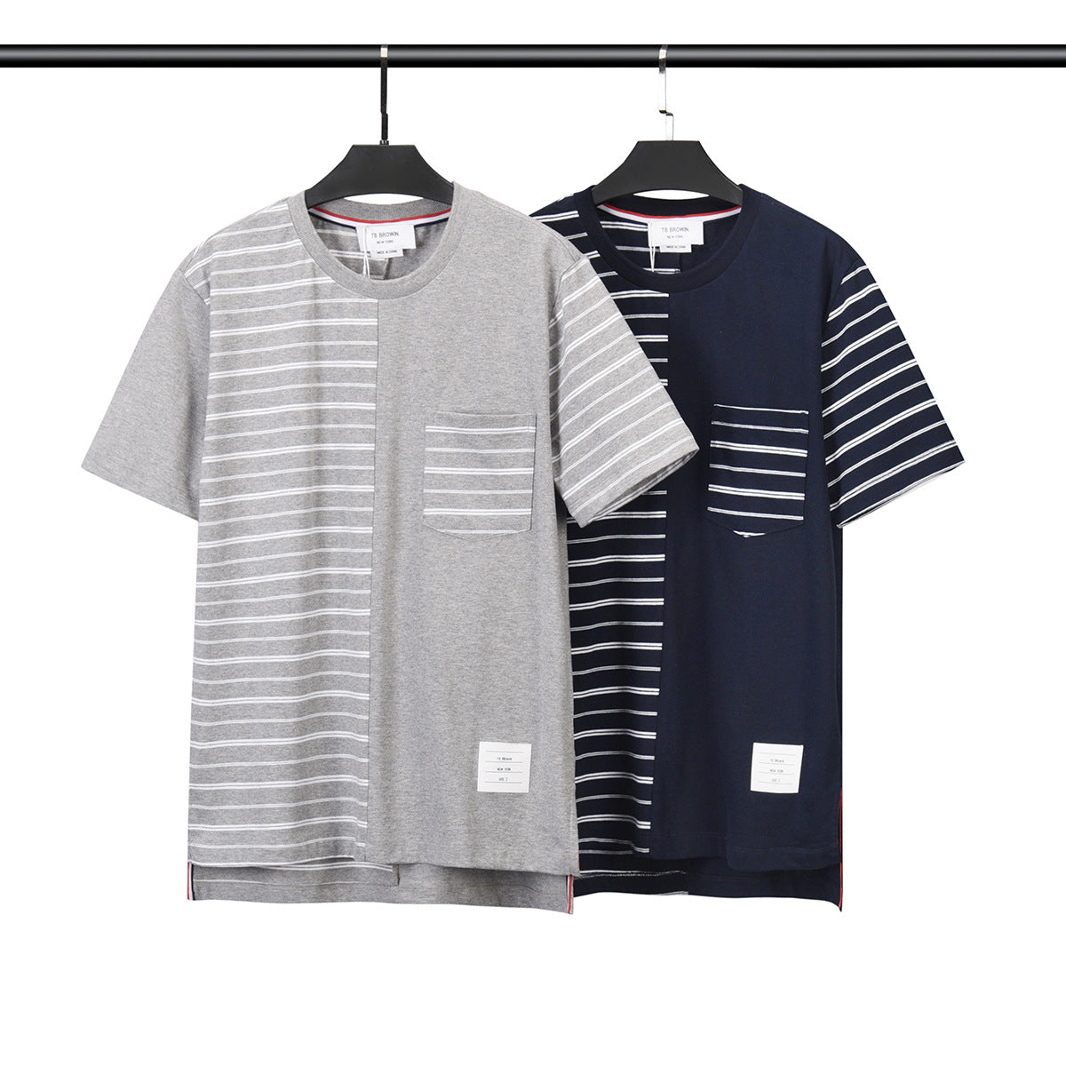 Unisex Striped Short Sleeve T-Shirt£¨¸±±¾£© THOM TREND