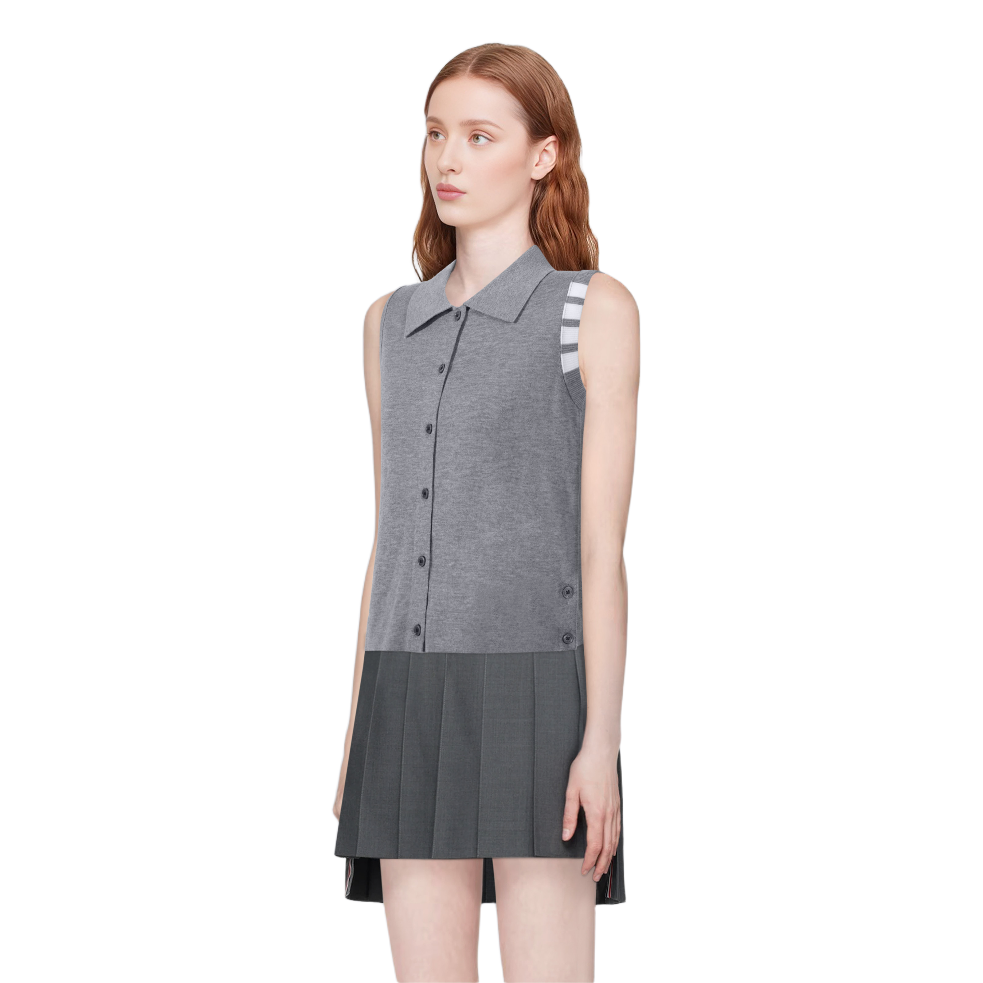 Women's tricolor knitted short sleeves£¨¸±±¾£© THOM TREND