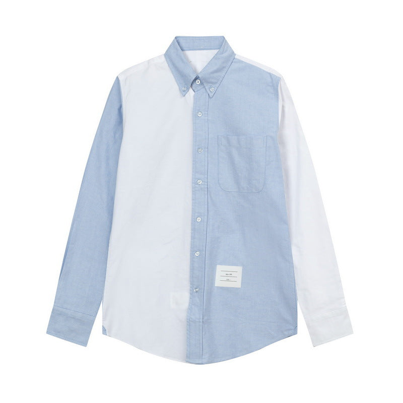 Men's black and white striped shirt£¨¸±±¾£© THOM TREND