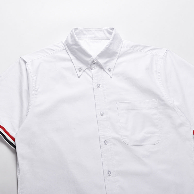 Men's zipper short sleeve shirt£¨¸´Öƣ© THOM TREND