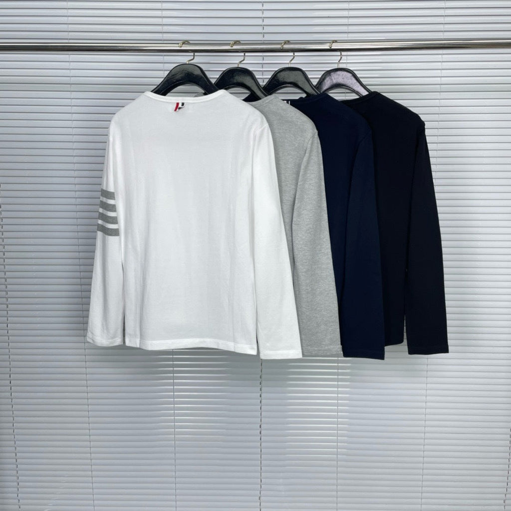 2025SS  Four-bar classic T-shirt THOM TREND
