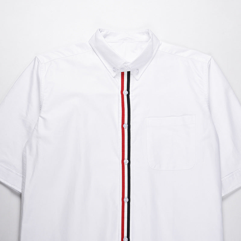 Men's zipper short sleeve shirt£¨¸´Öƣ© THOM TREND