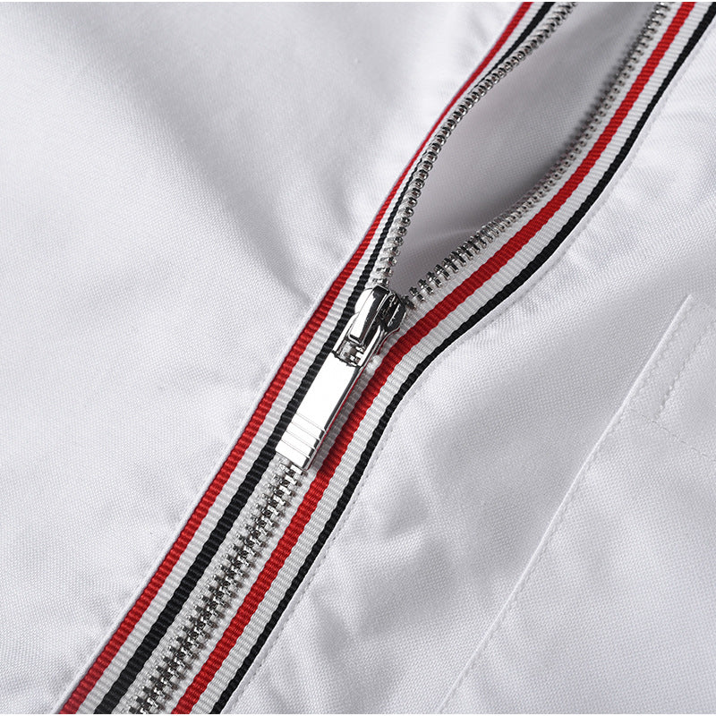Men's striped short-sleeved shirt£¨¸´Öƣ© THOM TREND
