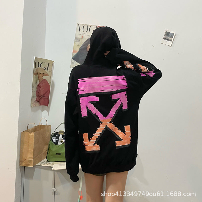 OFF Crewneck Sweatshirt Light Luxury Station