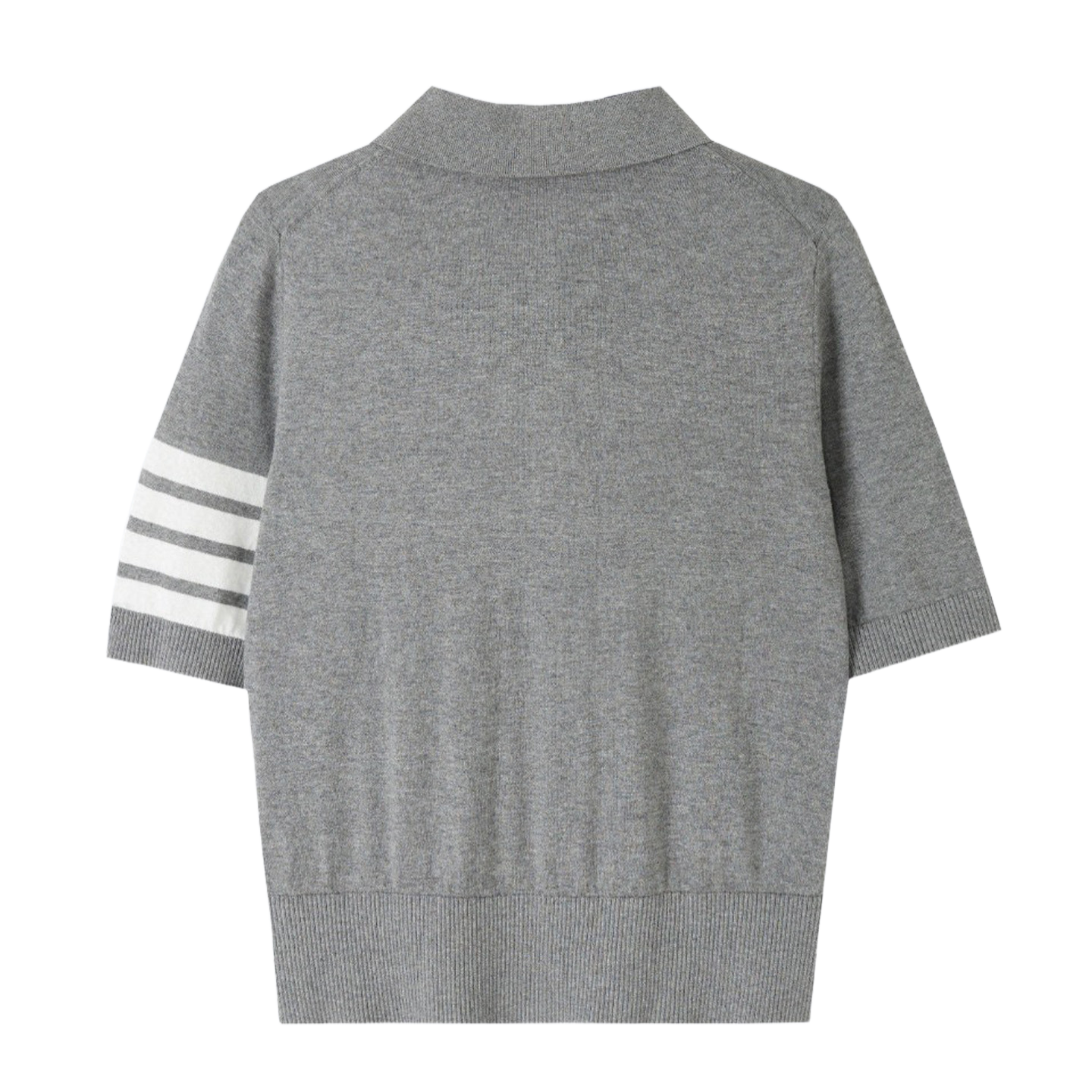 Women's Polo Knit Top ¨C Tennis Racket Print THOM TREND