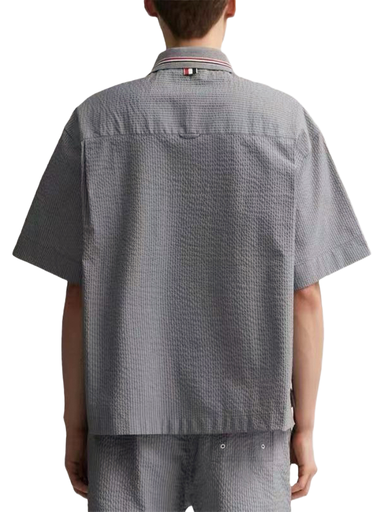 Placket ribbon shirt£¨¸±±¾£© THOM TREND