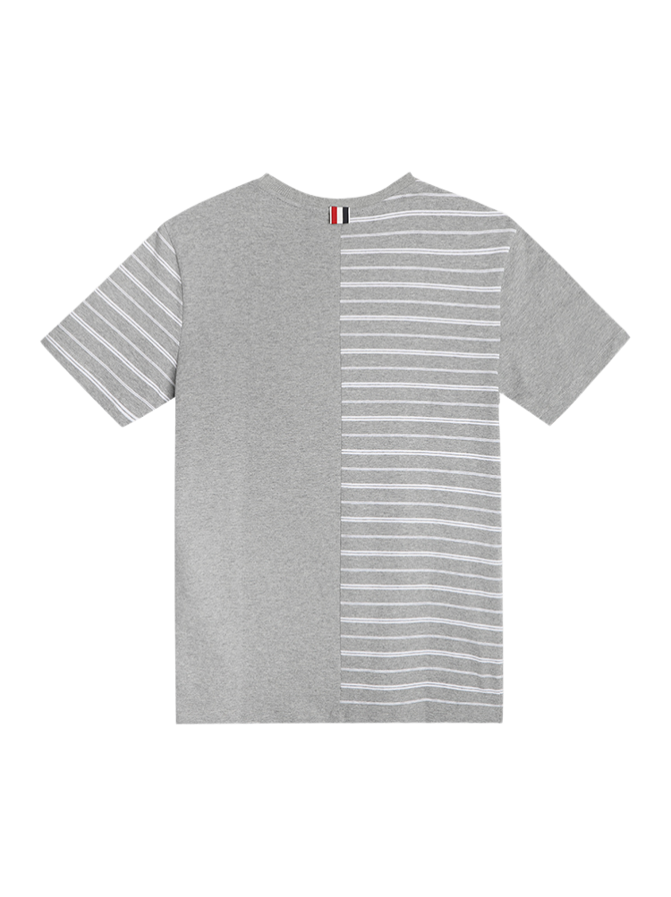 Unisex asymmetric crew neck T-shirt THOM TREND