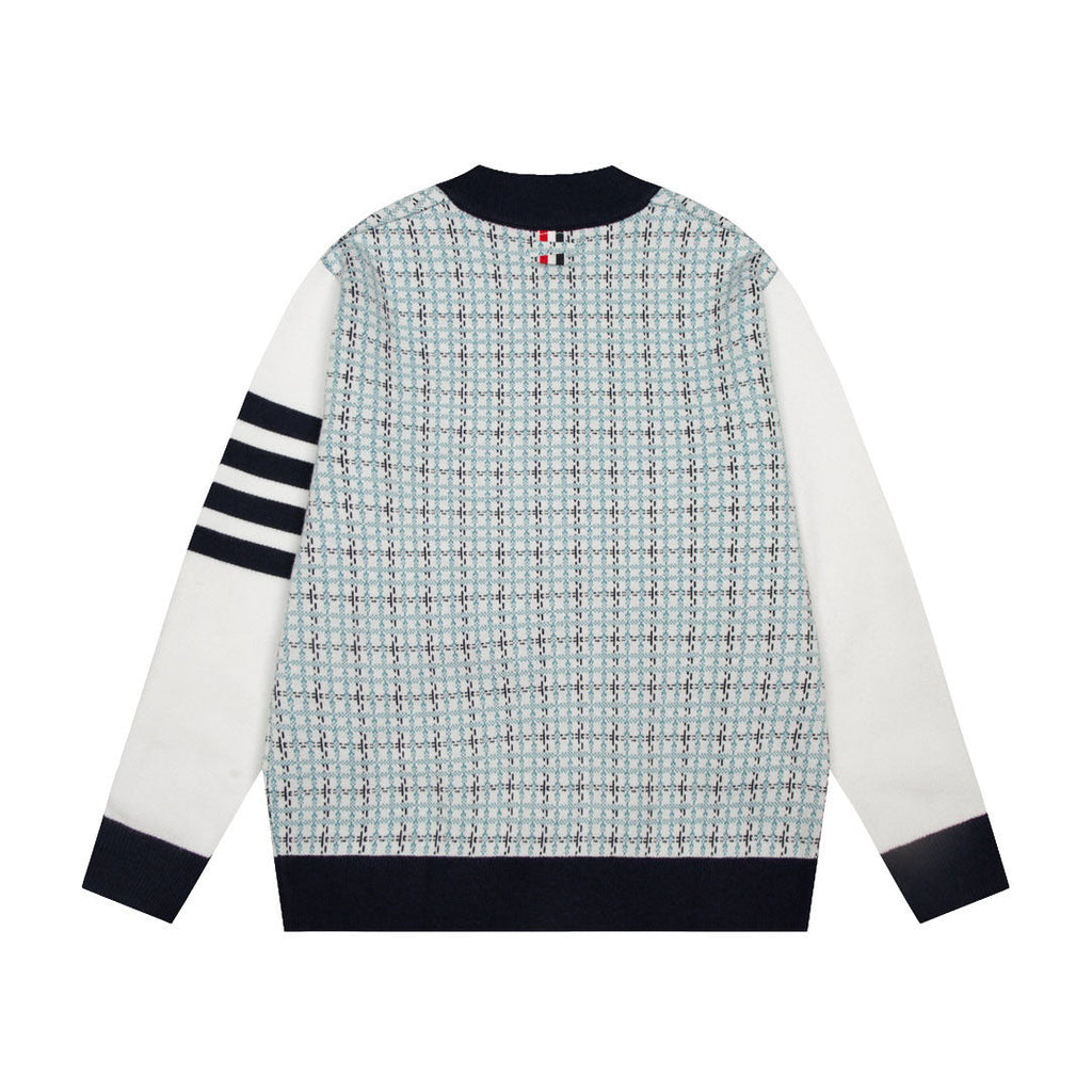 2025SS  color-block plaid jacket THOM TREND