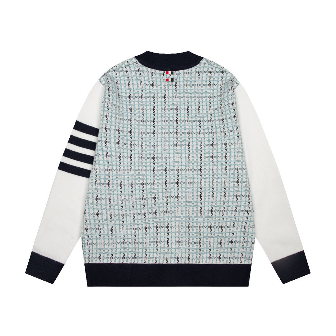 2025SS  color-block plaid jacket THOM TREND
