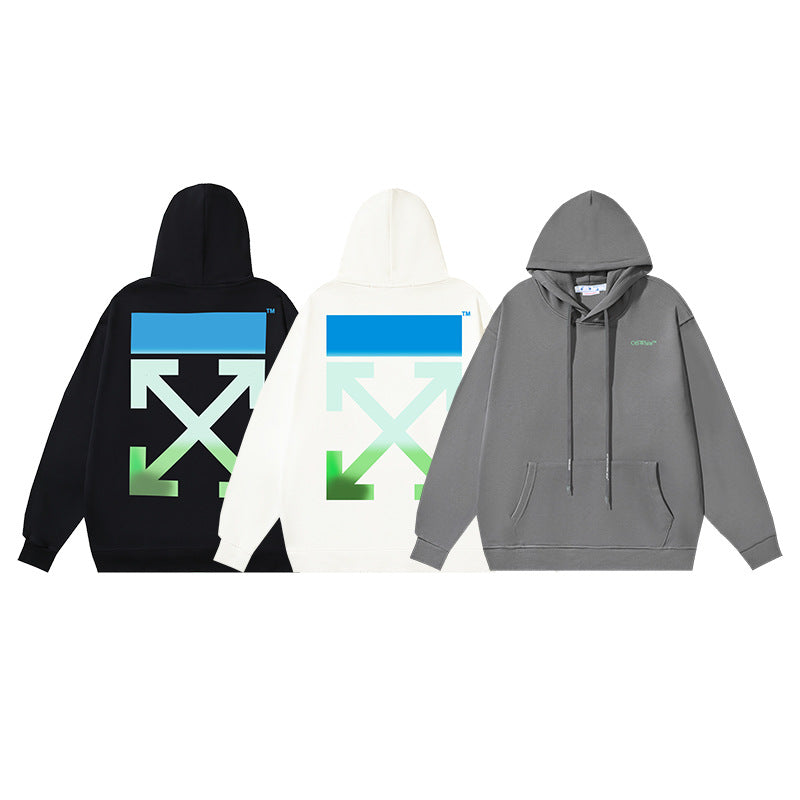 OFF Oversized Pullover Hoodie Light Luxury Station