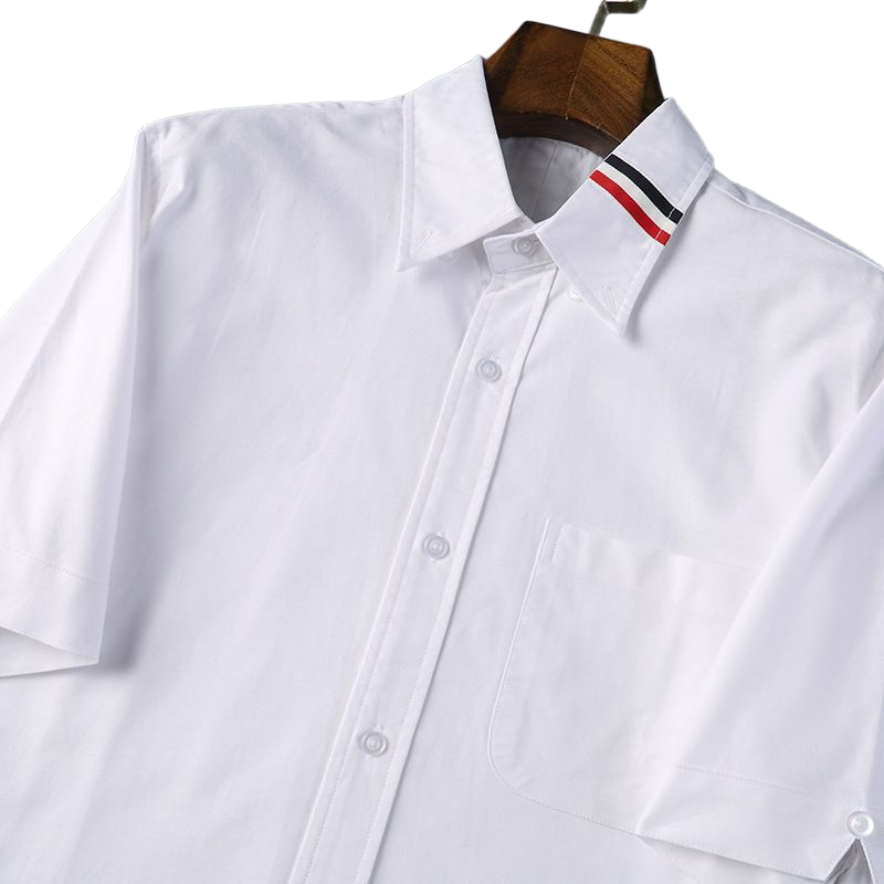 Men's striped short-sleeved shirt£¨¸´Öƣ© THOM TREND