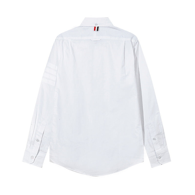 Men's four-bar collar mid-ribbon shirt£¨¸±±¾£© THOM TREND