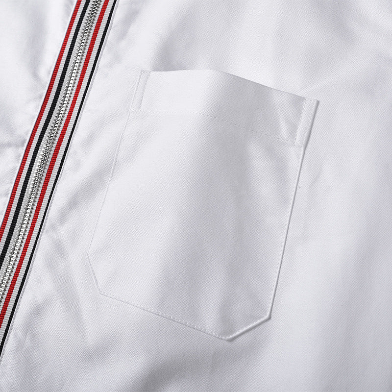 Men's striped short-sleeved shirt£¨¸´Öƣ© THOM TREND