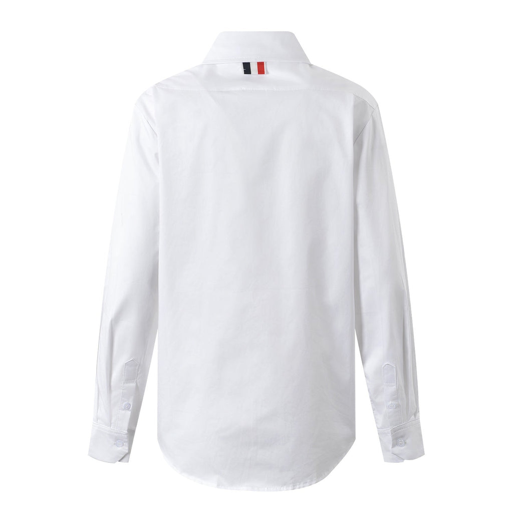 Women's dog embroidered shirt