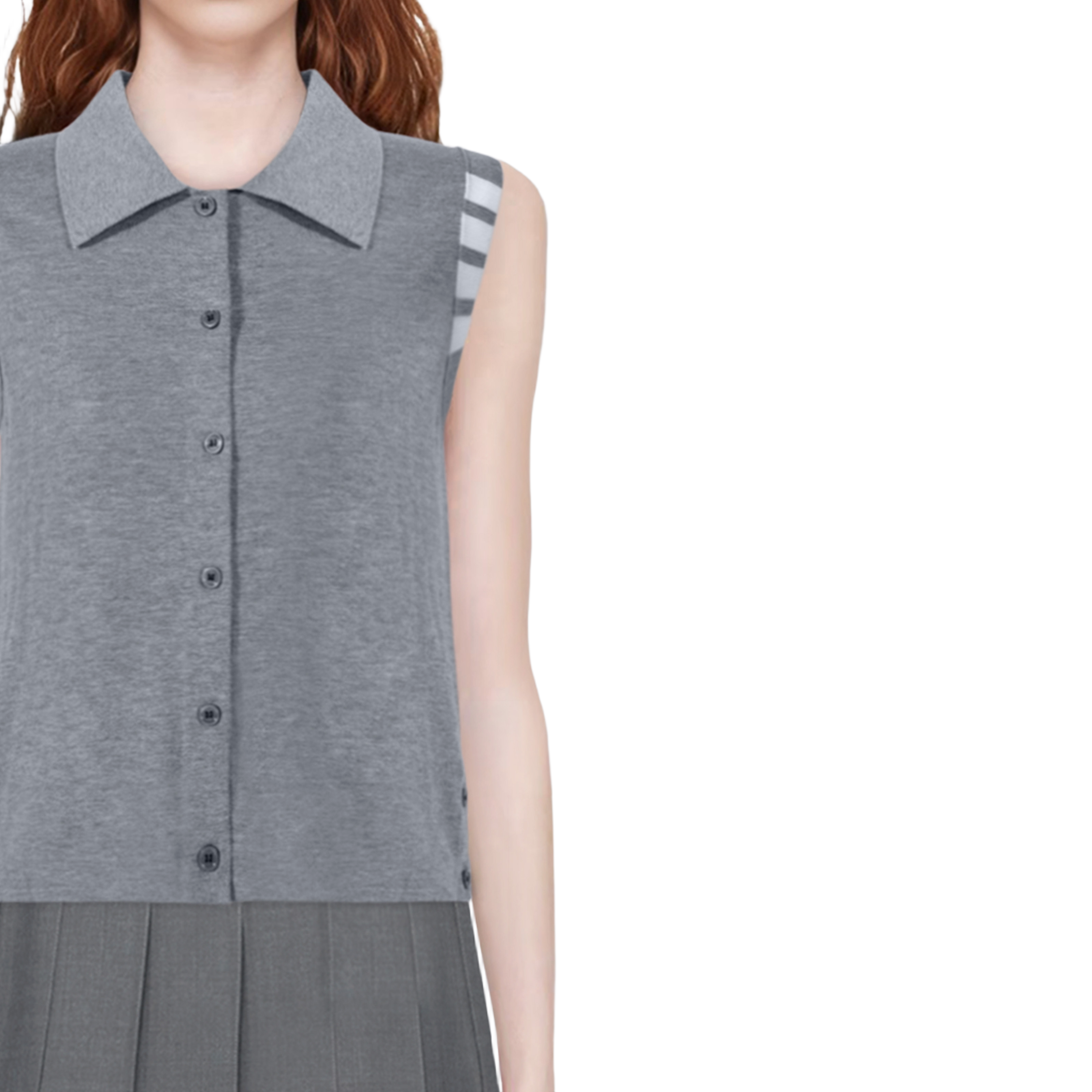 Women's tricolor knitted short sleeves£¨¸±±¾£© THOM TREND