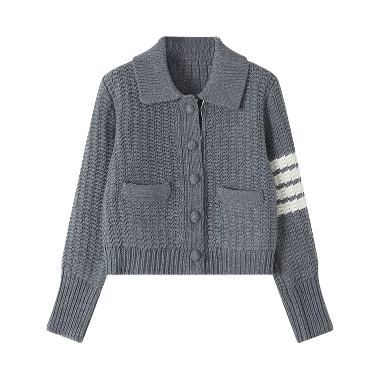 2025S Women's perforated jacket with placket£¨¸±±¾£© THOM TREND