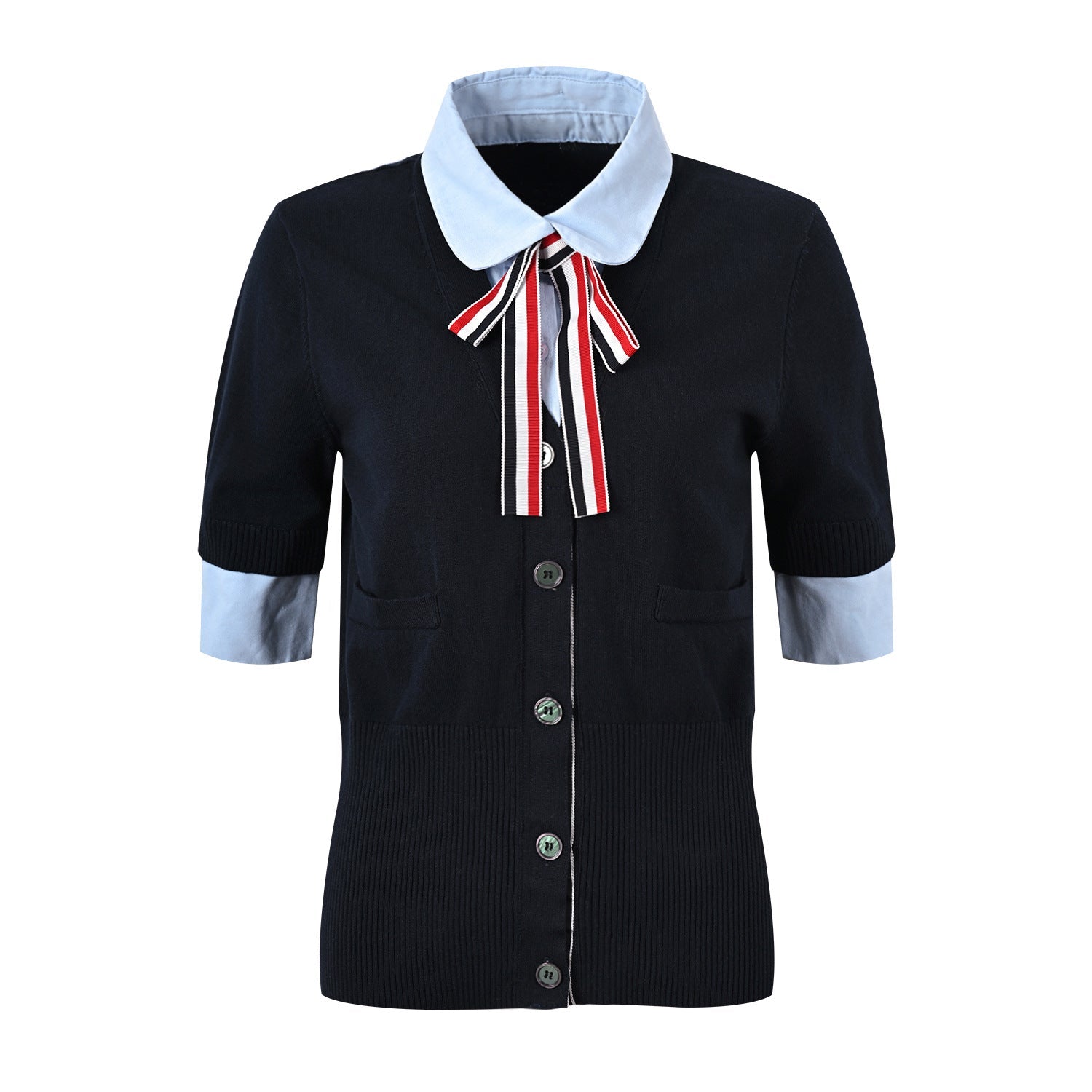 Women's Knitted Wool POLO Shirt£¨¸´Öƣ© THOM TREND
