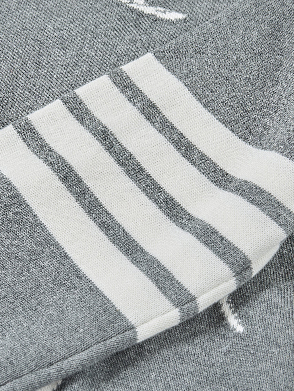 2025SS Feather intarsia sweater THOM TREND