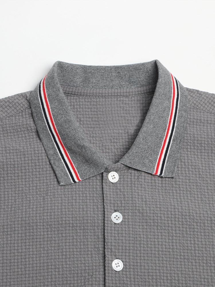 Placket ribbon shirt£¨¸±±¾£© THOM TREND