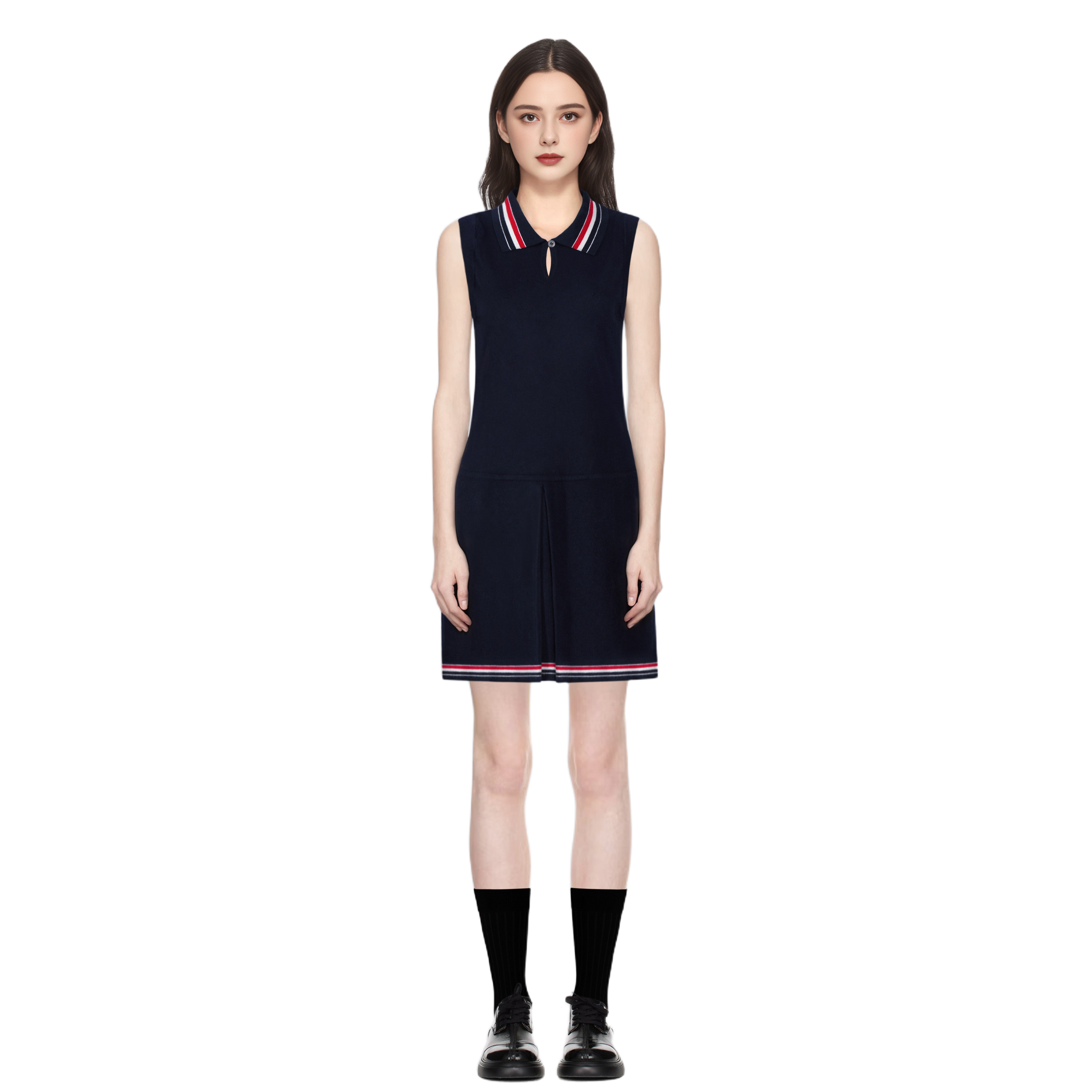 Women's tricolor knitted short sleeves£¨¸±±¾£© THOM TREND