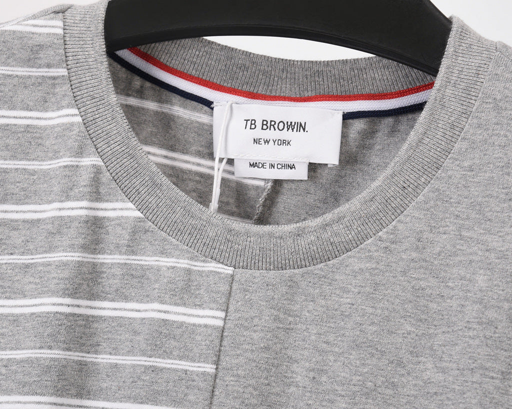 Unisex Striped Short Sleeve T-Shirt£¨¸±±¾£© THOM TREND