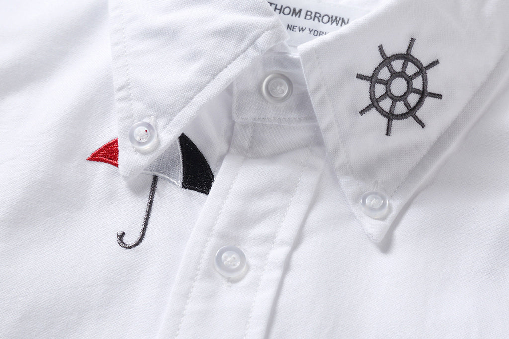 Men's four-stripe inner placket shirt£¨¸±±¾£© THOM TREND