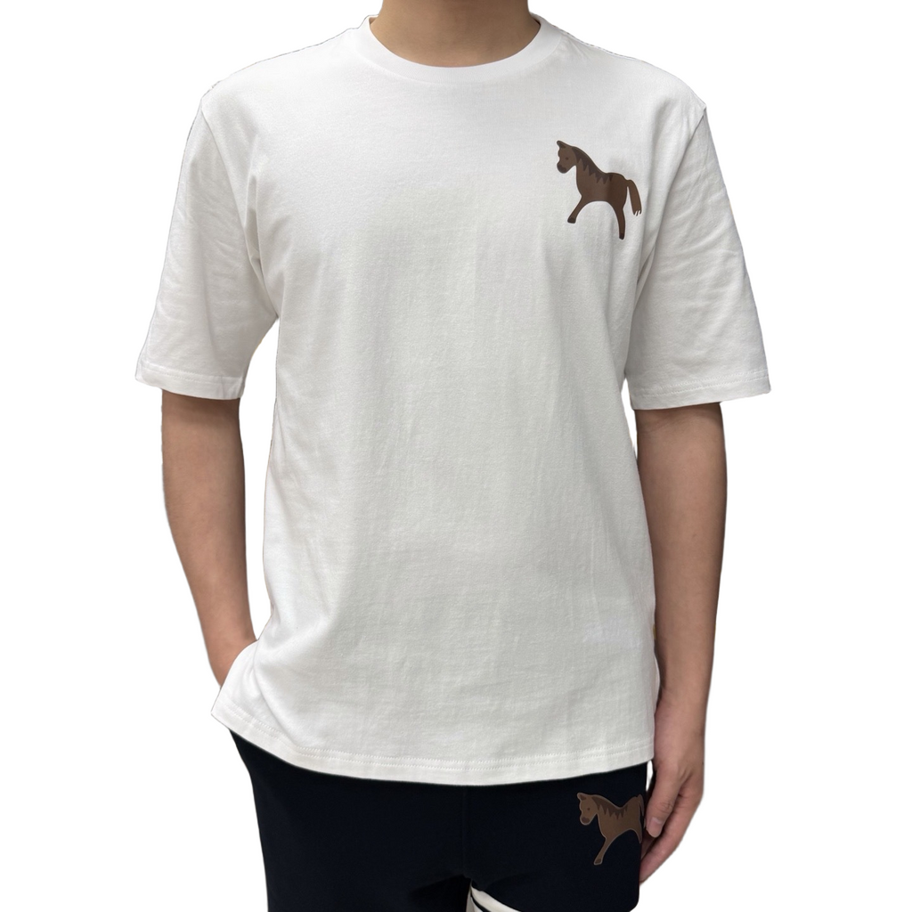 Four-Bar Crew Neck Short Sleeve T-Shirt THOM TREND