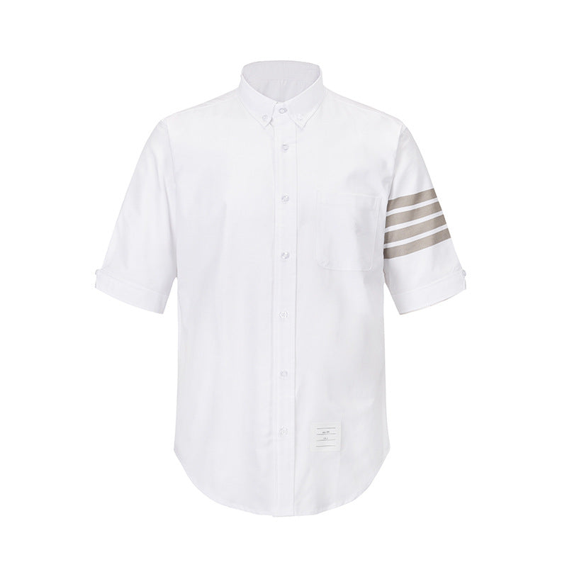 Double sleeve stripes Short shirt£¨¸´Öƣ© THOM TREND
