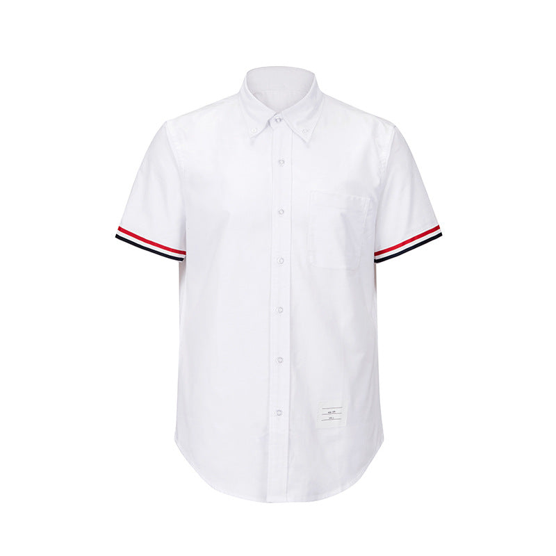 Men's zipper short sleeve shirt£¨¸´Öƣ© THOM TREND