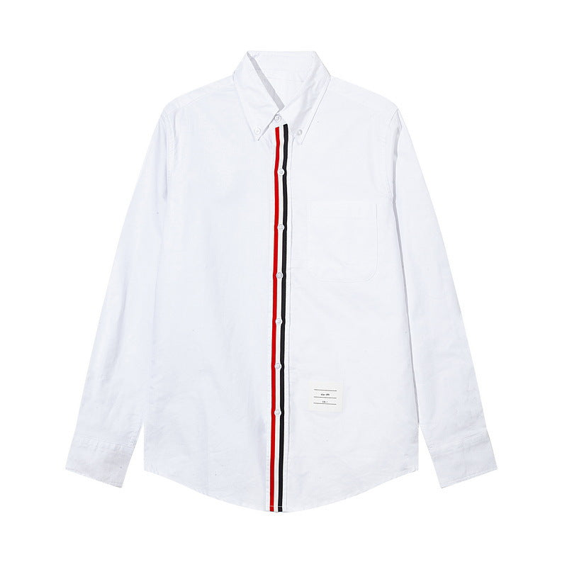 Red, White and Blue Wrap Ribbon Shirt£¨¸±±¾£© THOM TREND