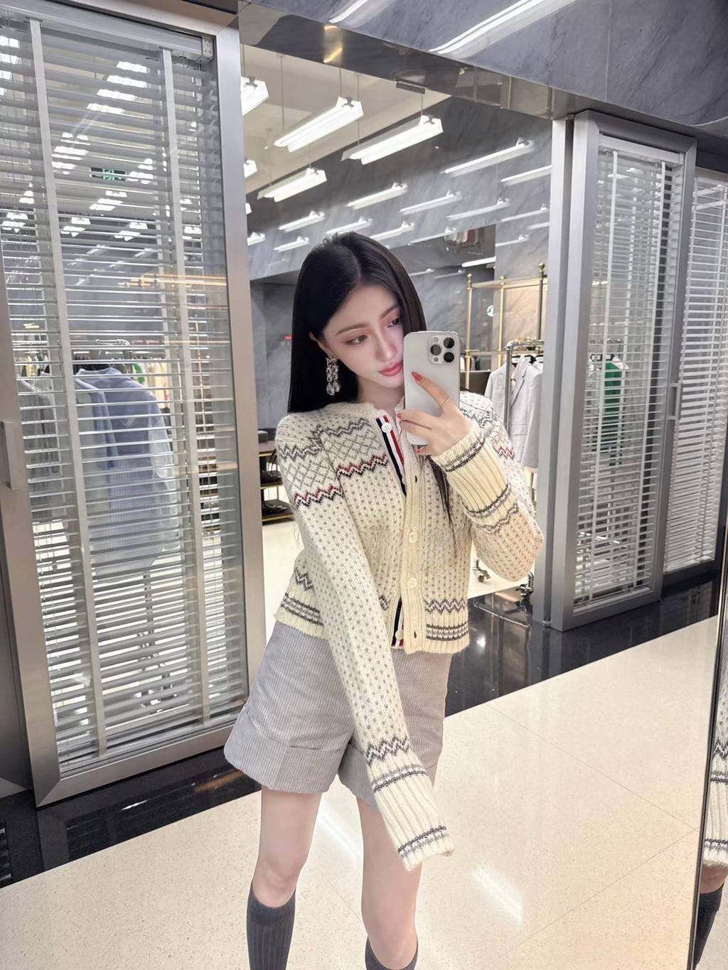 Fair Isle jacquard sweater THOM TREND