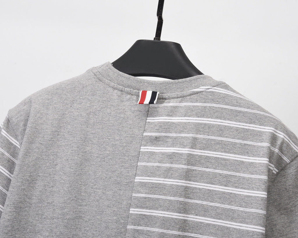 Unisex Striped Short Sleeve T-Shirt£¨¸±±¾£© THOM TREND