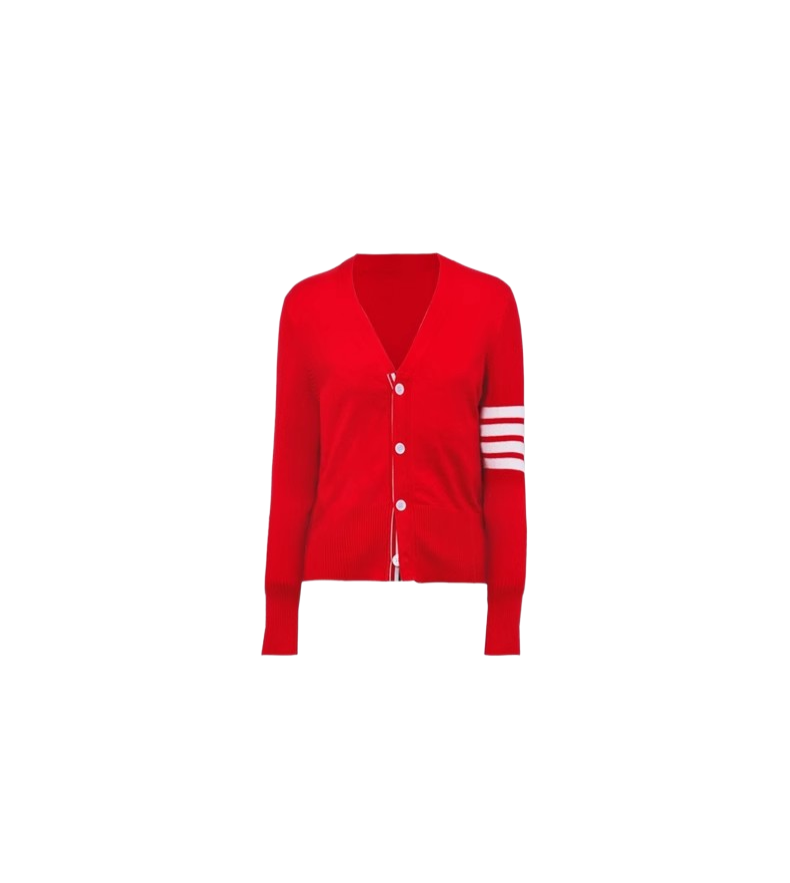 Women's V-neck sweater jacket THOM TREND