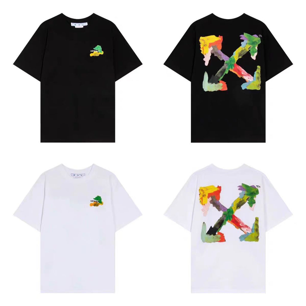 OFF New Printed T-Shirt Light Luxury Station