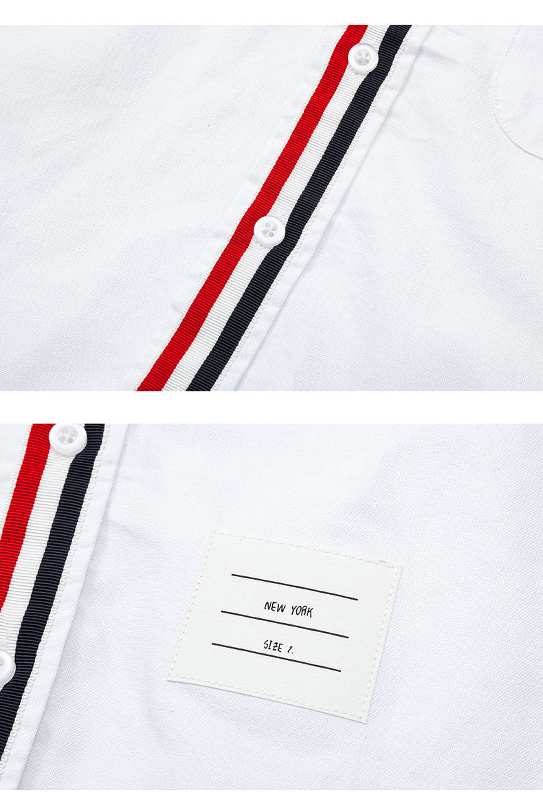Red, White and Blue Wrap Ribbon Shirt£¨¸±±¾£© THOM TREND