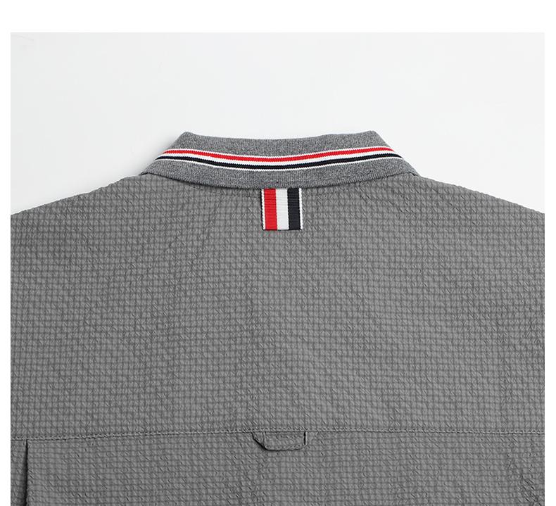 Placket ribbon shirt£¨¸±±¾£© THOM TREND