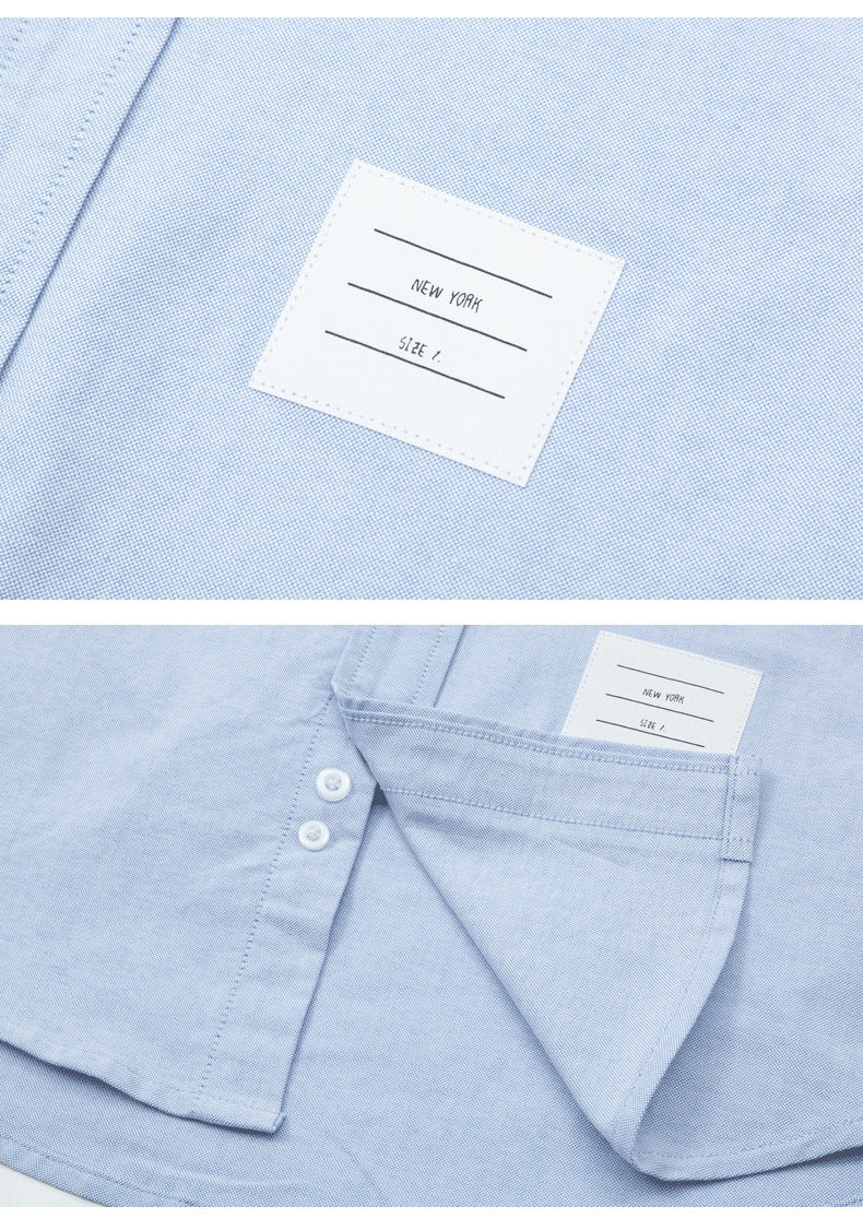 Double Sleeve Patches Contrast Shirt£¨¸±±¾£© THOM TREND