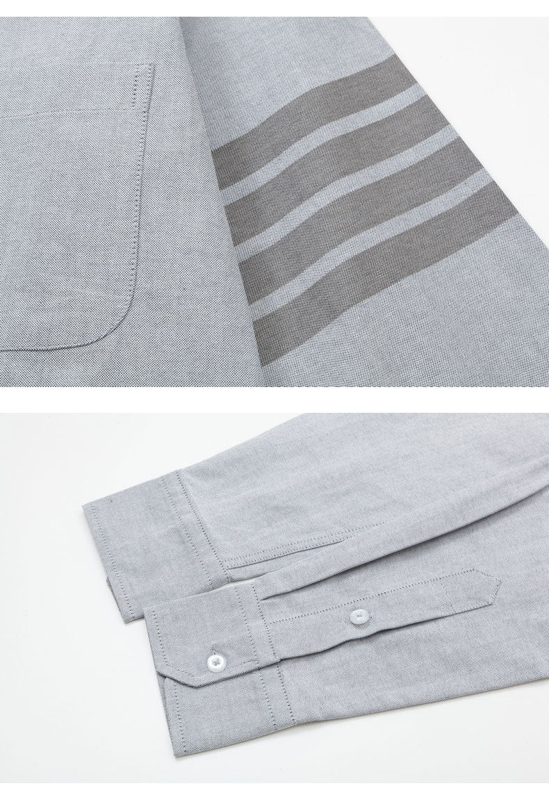 Placket ribbon shirt£¨¸±±¾£© THOM TREND