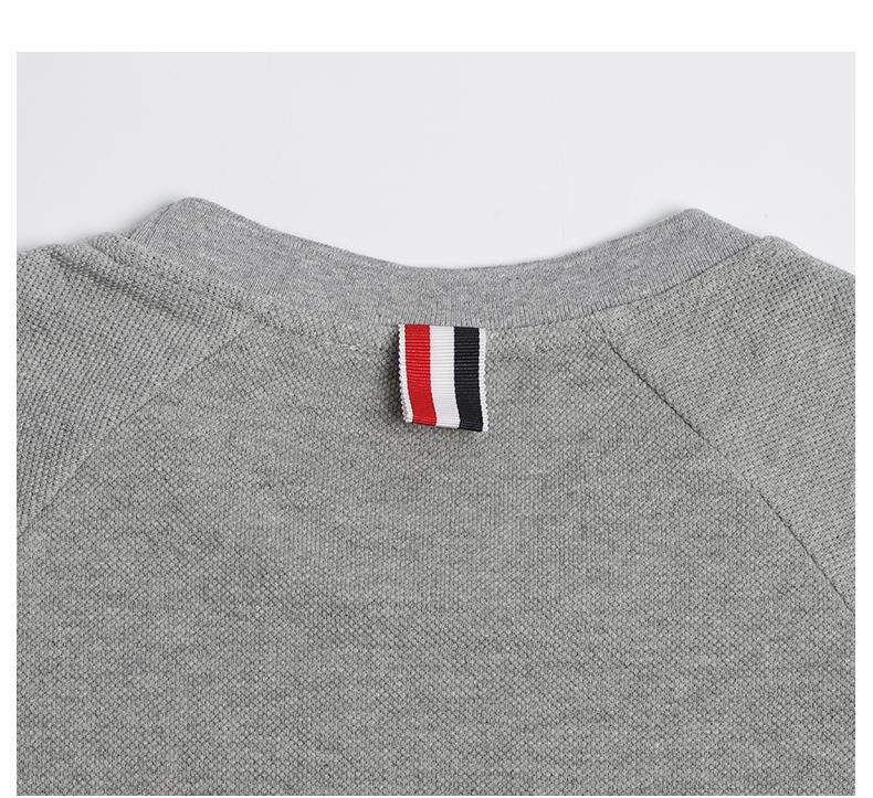 Colorblock Striped Lapel Polo Shirt£¨¸±±¾£© THOM TREND