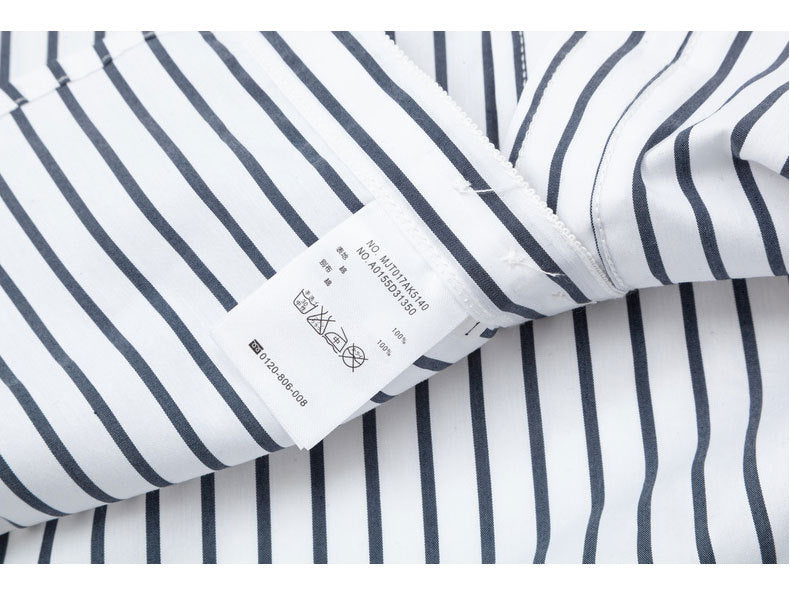 Blue and white patchwork shirt£¨¸±±¾£© THOM TREND