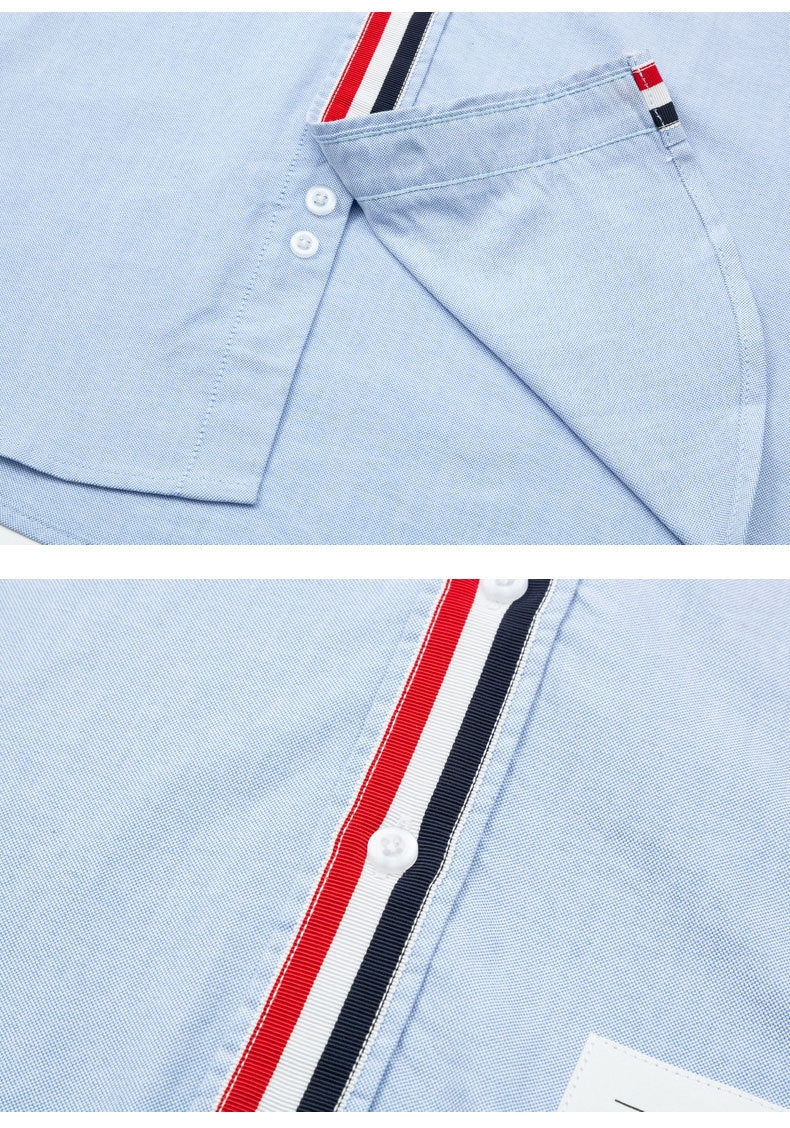 Red, White and Blue Wrap Ribbon Shirt£¨¸±±¾£© THOM TREND