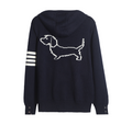 2025SS Unisex zippered knitted cardigan THOM TREND