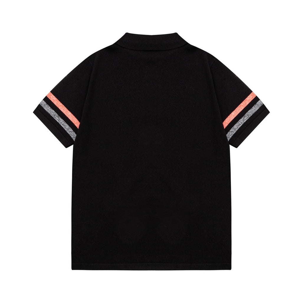 2026SSS Color-Block Knit Polo Shirt THOM TREND