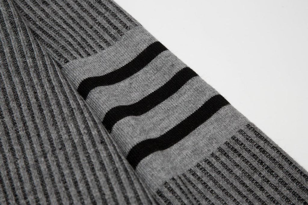 2025SS Colorblock four-bar sweater THOM TREND